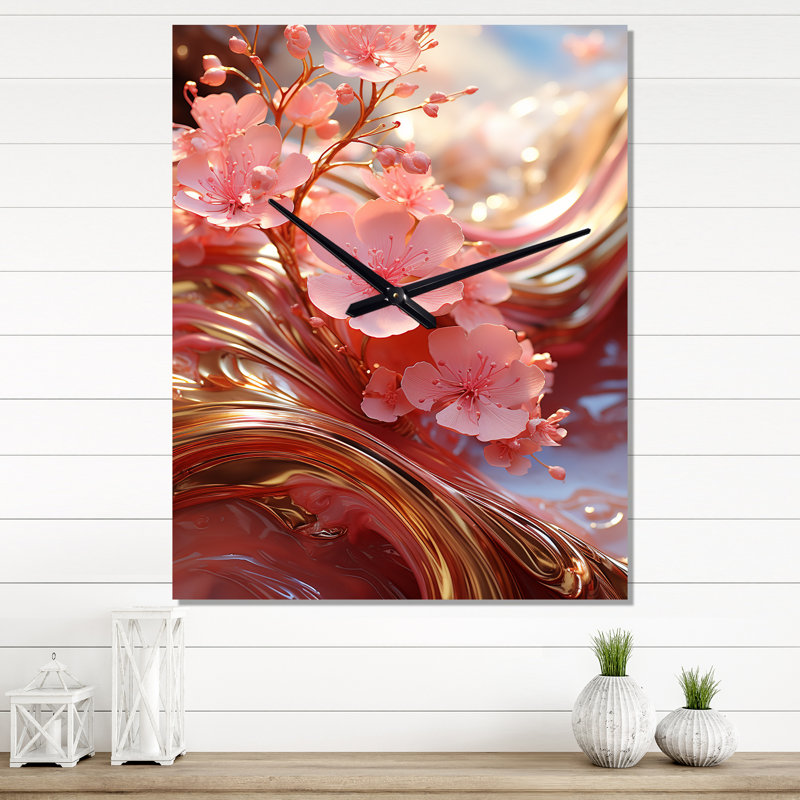 Horloge murale liquide, Grand