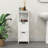 Mdf,Medium Density Fiberboard (Mdf) Freestanding Linen Cabinet