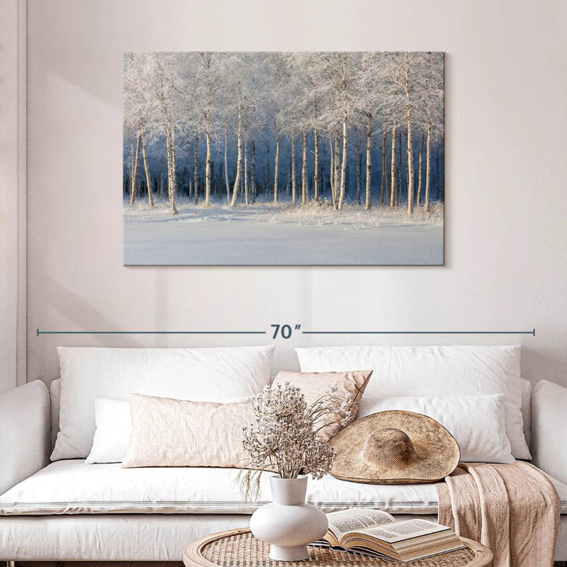 Bouleaux Alvord en hiver
