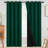 Eliott Solid 100% Blackout Thermal Insulated Grommet Curtain Panels Heat and Full Light Blocking Curtains for Living Room with Black Liner 2 Panels Set-1352076468-1352076464