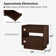 Nance Mid-Century Modern 3-Drawer Nightstand with Hidden Drawer and Built-In Outlets