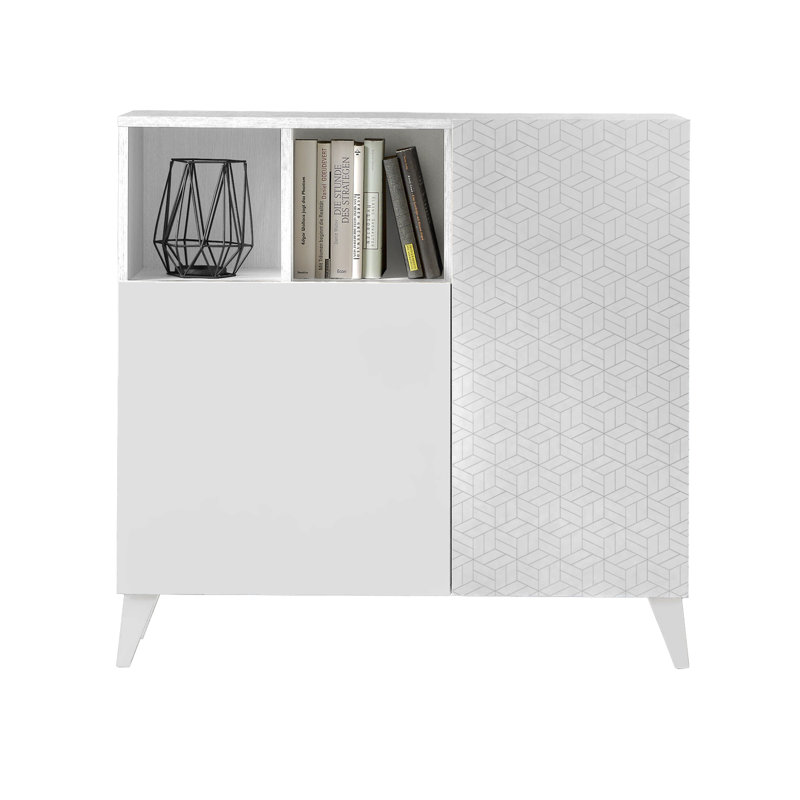 12 Pair Shoe Storage Cabinet, White