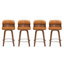 Tabouret de comptoir pivotant 26 po Bresha-94298566
