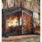 Small Crest Fireplace Screen With Doors-16278113-111135028