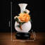 Vase en pivoine fabriqué à la main - œuvre d'art élégante-116155090