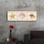 «Sea Shells E» par Jean Plout, art mural en verre acrylique, 48 po x 16 po-77386009