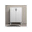 Armoire à chaussures moderne, blanc, 28,3 po x 42,9 po x 14,0 po | 100% panneau de particules enduit de mélamine, épaisseur: 0,7 pouce | Nombreuses tablettes pour plus de rangement | Conception élégante pour le vestibule organisé et la maison-1744806390
