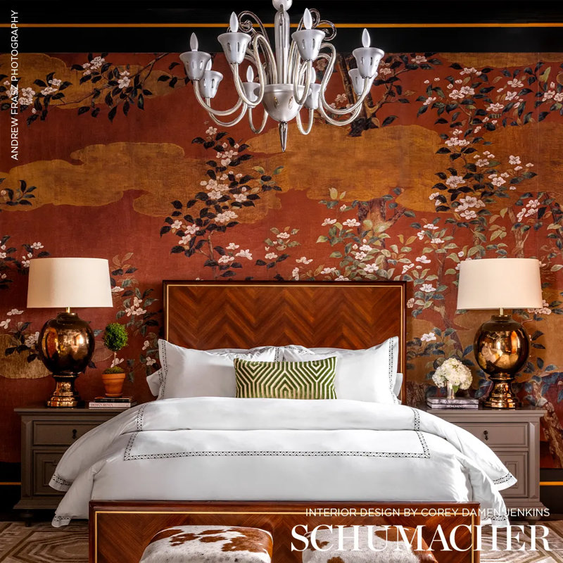 Schumacher x Mary McDonald Vanderbilt Velvet Fabric, Lettuce