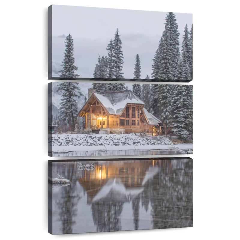 Chalet d'hiver Lilie, H 32 po x l 20 po
