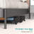 Morfaw 42L Under Bed Organizer Under Bed Storage Container with Lid Wheels Strap Handles