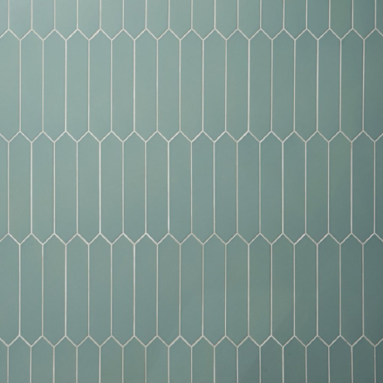 Axis 2.6" x 13" Ceramic Elongated Hexagon Picket Wall Tile