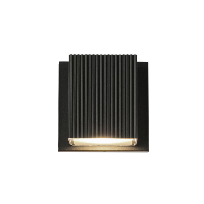 Mavis LED Outdoor Sconce, Black