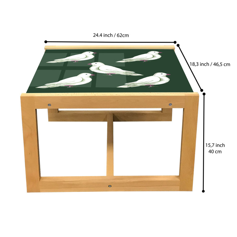 Jalexy Sled Coffee Table, 40cm H x 46.5cm W x 62cm D