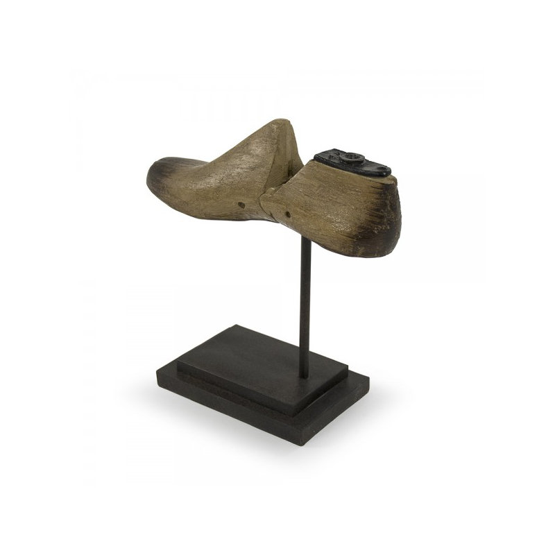 Shoe on Stand Sculpture