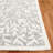 Ingurs Hand Tufted Wool/Cotton Floral Rug in Gray/Ivory-1325867879