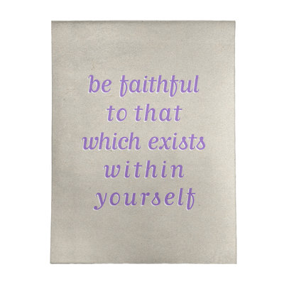 Quotes Chenille Indoor Rug