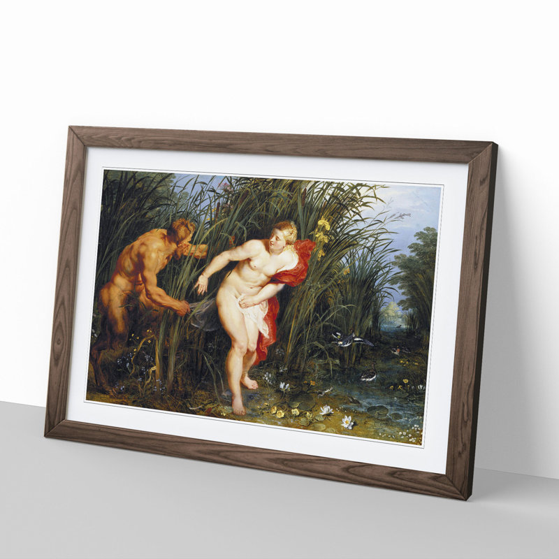 Sensation and Sensuality by Peter Paul Rubens - Picture Frame Painting, 27cm H x 36cm W x 2cm D, Walnut Framed