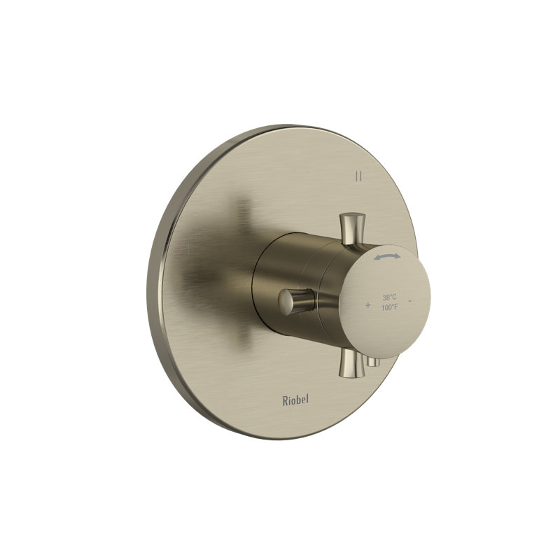 Garniture thermo-équilibrée à pression 1/2 po avec 5 fonctions Edge, Nickel brossé