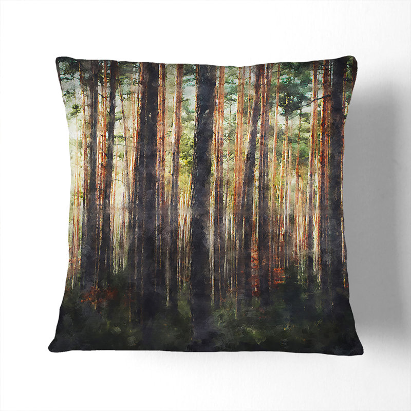 Square Cushion, Black, 40cm H x 40cm W x 15cm D