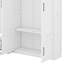Grand lit escamotable pour mur avec placard intégré