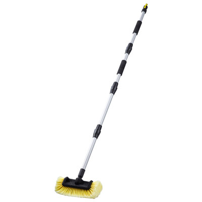 Car Wash Brush 66.7-Inch Car Washing Brush With 12" Soft PVC Bristle Head