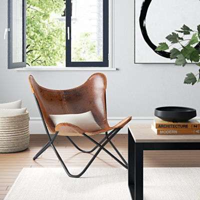 Fauteuil papillon Aadhvika 78,74 cm