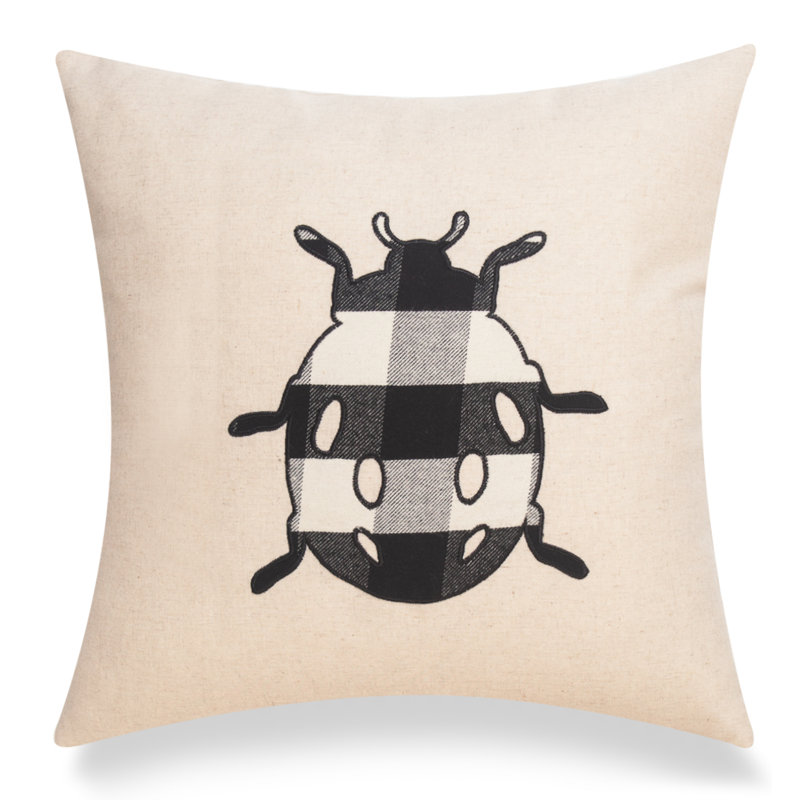 Coussin Cottage, Noir