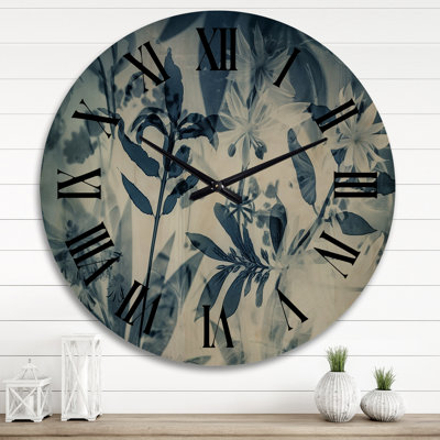 Raffaela Solid Wood Wall Clock