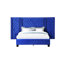 Lit plateforme capitonné Merlynn, lit tapissier, cadre de lit-1060315274-1060315273