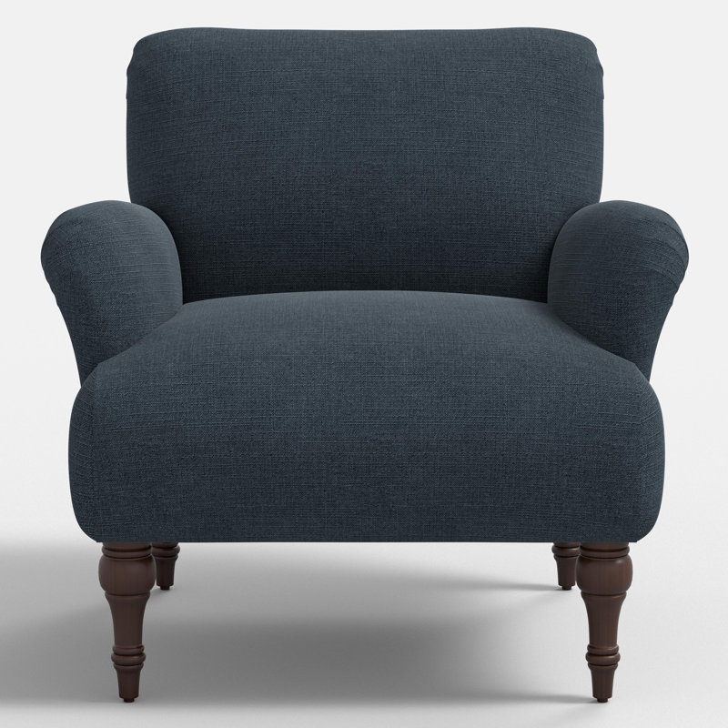 Fauteuil Elodie, Mélange de polyester bleu marine