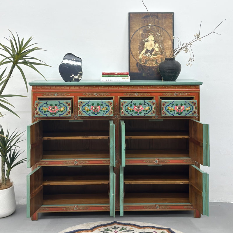 Retro Painted High-End Sideboard