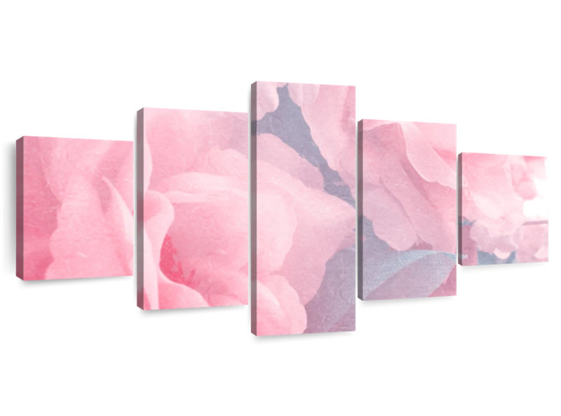 Pink Fabric Roses
