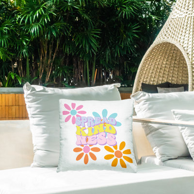 Coussin Groovy Spread Kindness Design par Jesse Keith