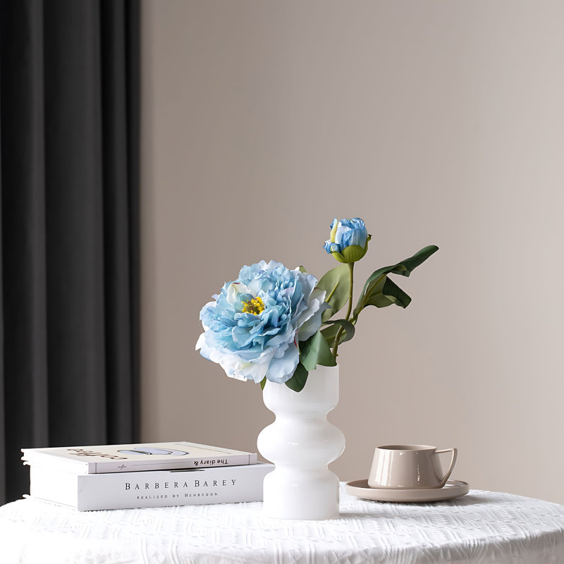 Bouquet de pivoines, Bleu