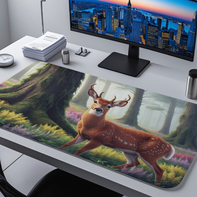 Polyester Desk Pad, 23.6x13.8