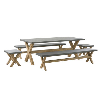 Valladares 8 Seater Picnic Table
