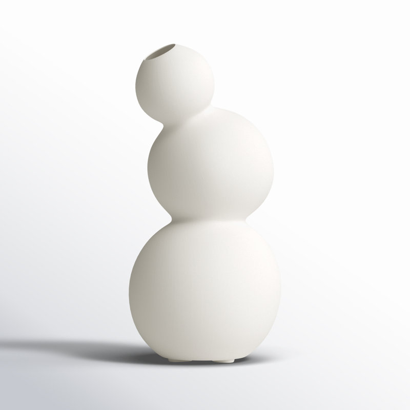 Vase blanc minimaliste moderne