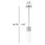 Luminaire suspendu cylindrique à 1 lumière Hubbard-853865838-853865843