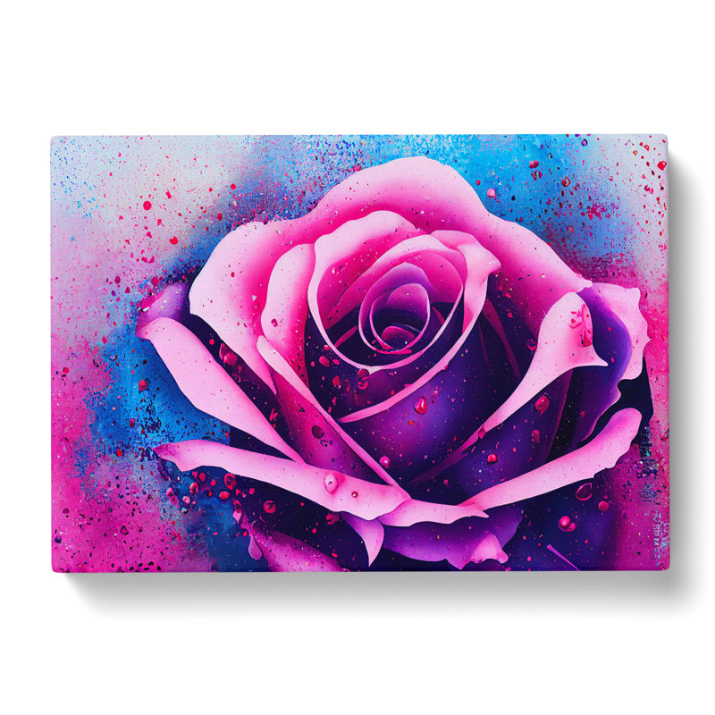 Rose Splash Vol.5 - Wrapped Canvas Print, 35cm H x 50cm W x 3cm D