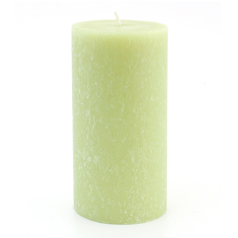 Timberline Unscented Pillar Candle, Willow, 6" H x 3" W x 3" D
