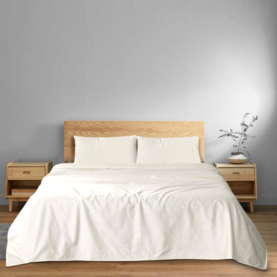  Ensemble de draps 100% satin de coton 400 fils
