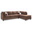 Canapé modulaire Malone (sans repose-pieds), chocolat-107438930