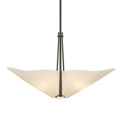Lustre géométrique unique à 3 lumières Kirigami