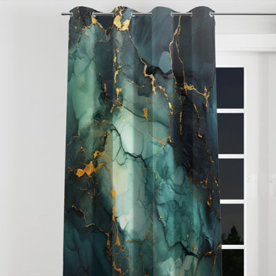 Jauregui - Rideau obscurcissant avec œillets Marble Abstract - 1 panneau
