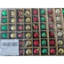 54 boules de Noël - mini-boules d'arbre incassable de 1,18 po avec cordes, boules multicolores rouges, vertes et dorées pour décorations de Noël