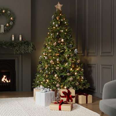 Faux Pre-Lit Christmas Tree