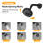 Single Handle 6-Spray Tub And Shower Faucet Bathtub Faucet 1.8 GPM In Spot Defense Matte Black (Valve Included)
