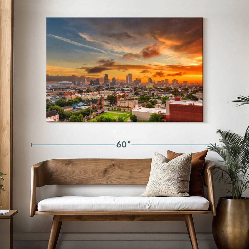 Sireci New Orleans Sundown, 34" H x 51" W