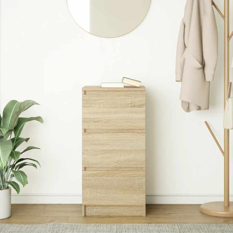 Sideboard 37.5X35x76 Cm Engineered Wood, Sonoma Oak