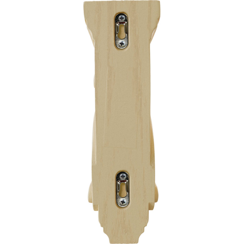 Corbeau traditionnel de Boston, H 10,5 po x l 3,375 po x P 6,5 po, Érable